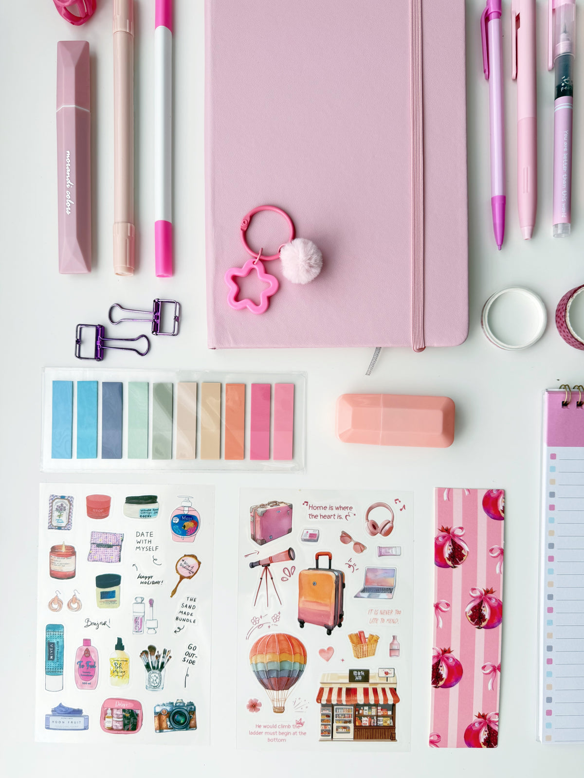 ๐ธ Pink Blush โ A5 Stationery Set
