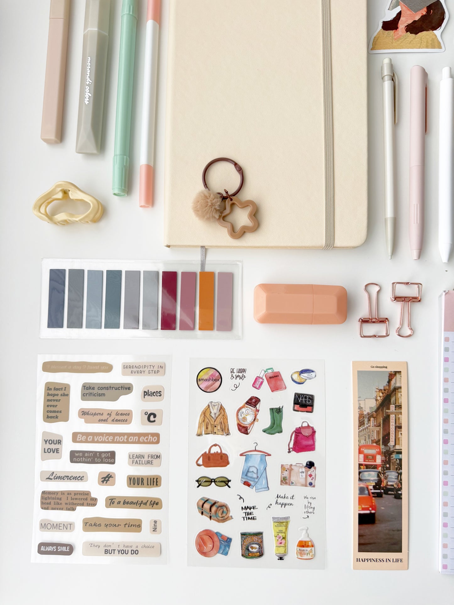 🤍 Soft Neutral A5 Stationery Set