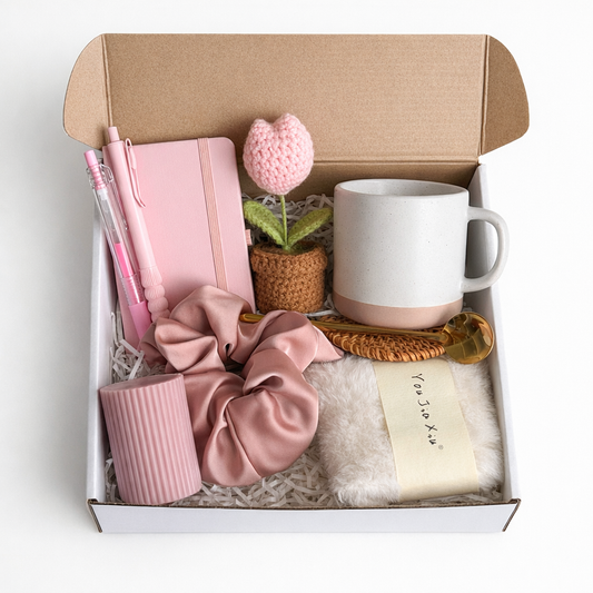 Blush Self-Care Aesthetic Gift Set
