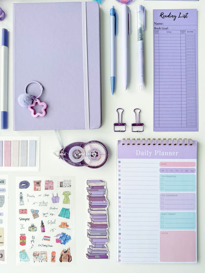 💜 Lavender Mood — A5 Stationery Set