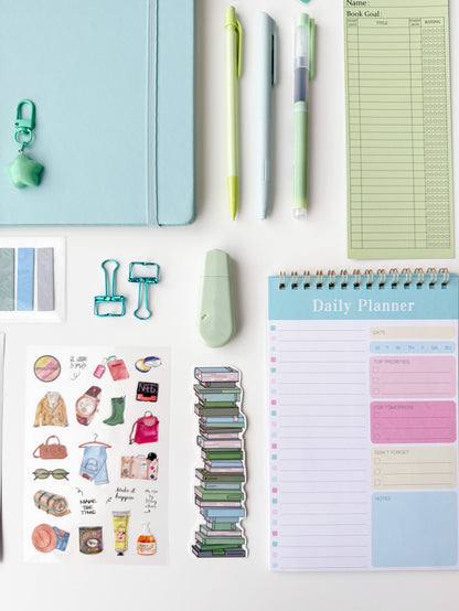 🌿 Fresh Sage — A5 Stationery Set