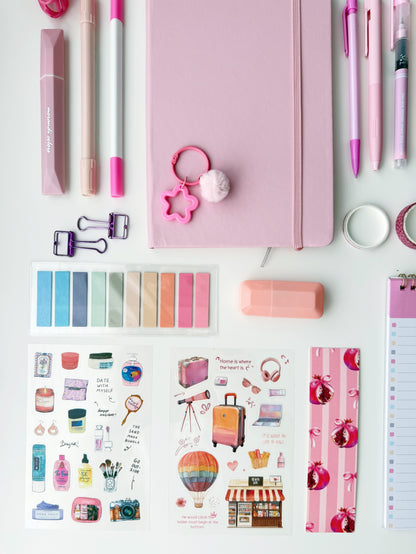 🌸 Pink Blush — A5 Stationery Set