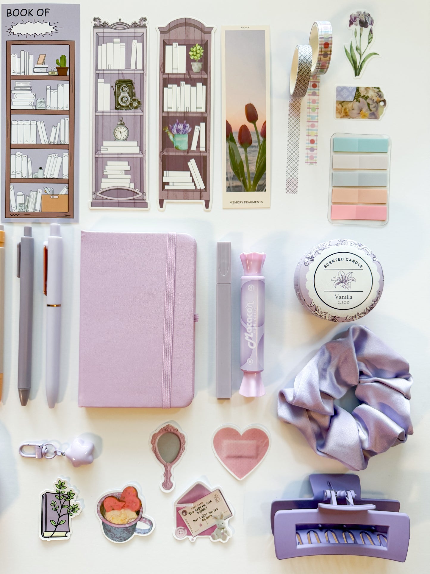 Lavender Dream Aesthetic Bundle – Purple Stationery Gift Set