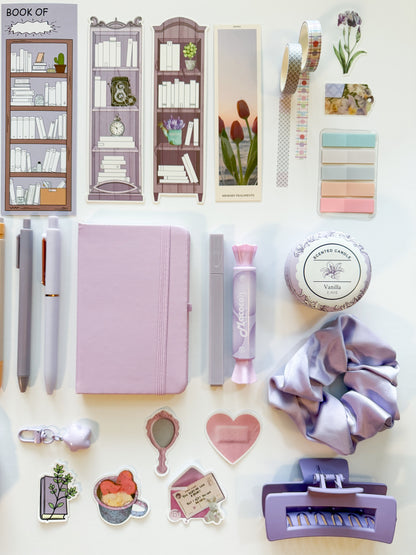 Lavender Dream Aesthetic Bundle – Purple Stationery Gift Set