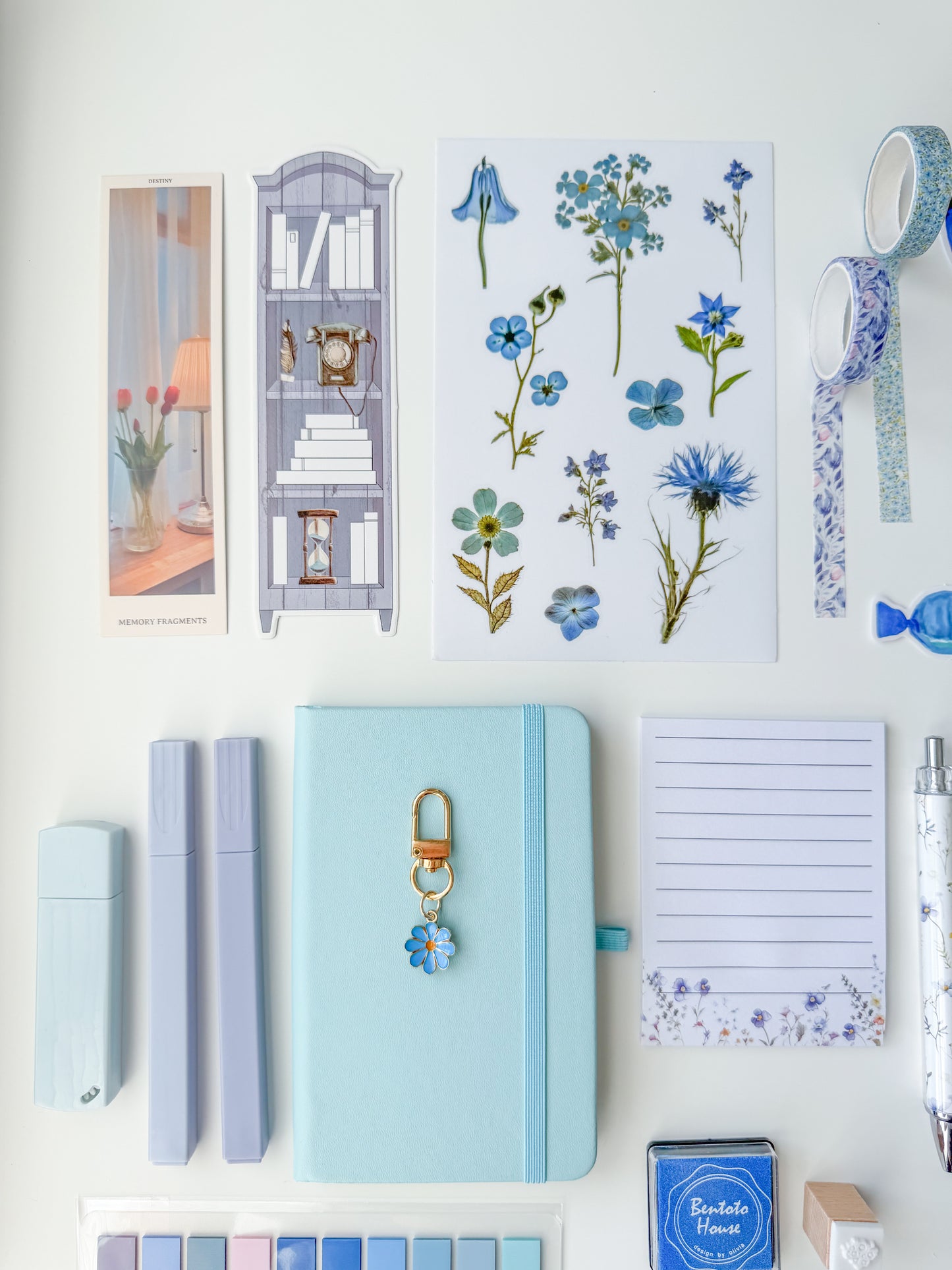 💙 Blue Floral Aesthetic Gift Set