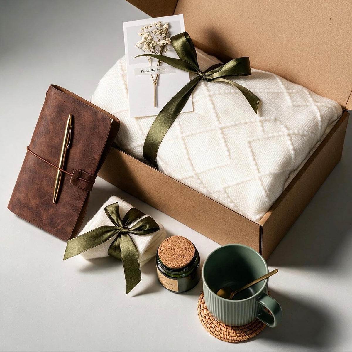 🤎 Olive & Espresso — Self-Care Gift Box