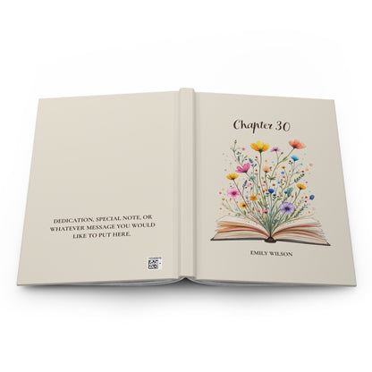 Personalized Birthday Journal – Custom Chapter Age & Name Hardcover Notebook