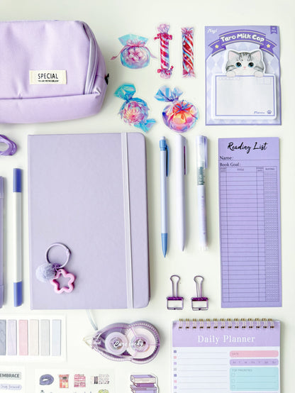 💜 Lavender Mood — A5 Stationery Set