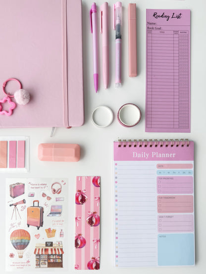 🌸 Pink Blush — A5 Stationery Set