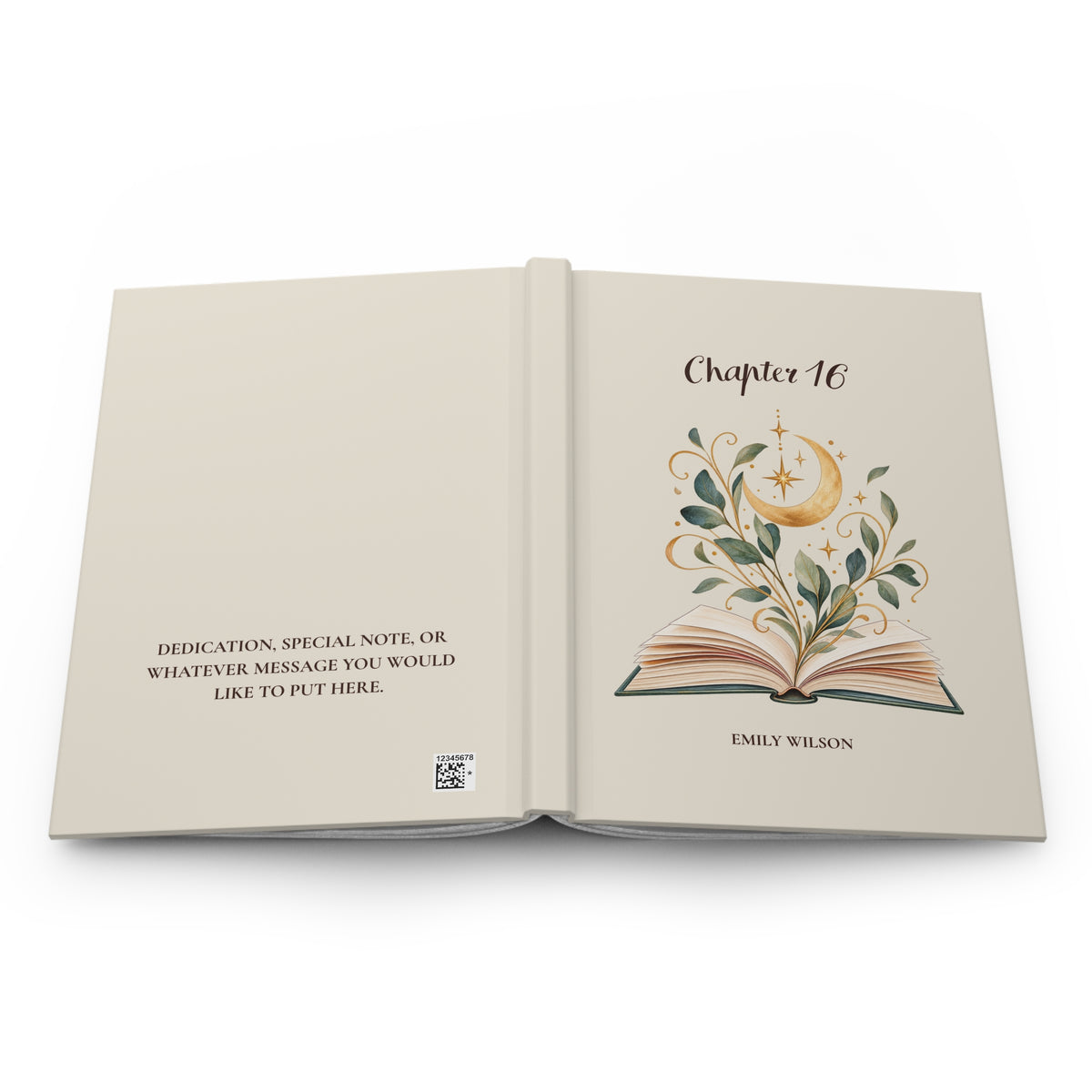 Personalized Birthday Journal – Custom Chapter Age & Name Hardcover Notebook