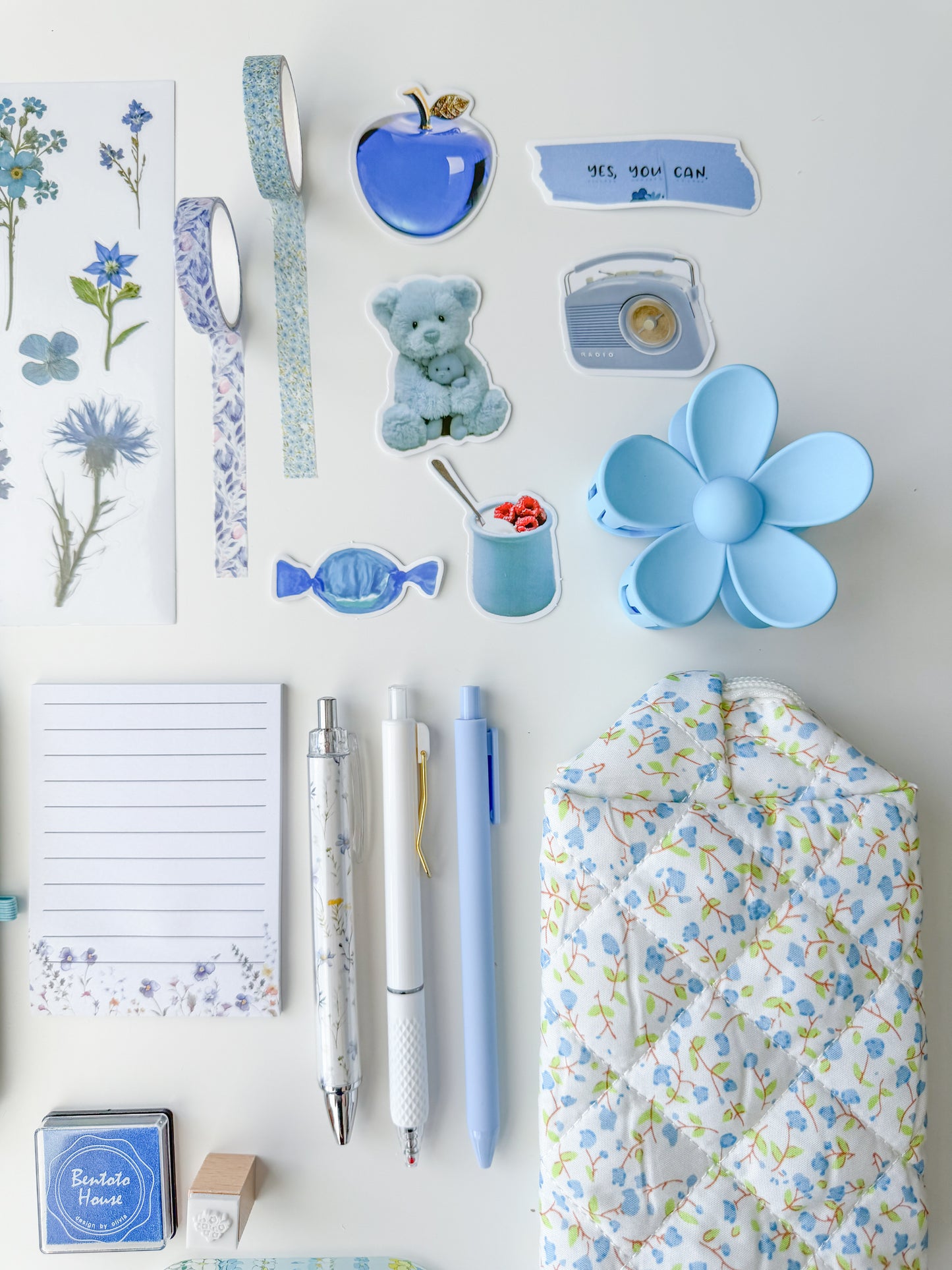💙 Blue Floral Aesthetic Gift Set