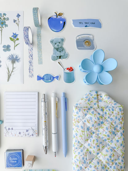 💙 Blue Floral Aesthetic Gift Set