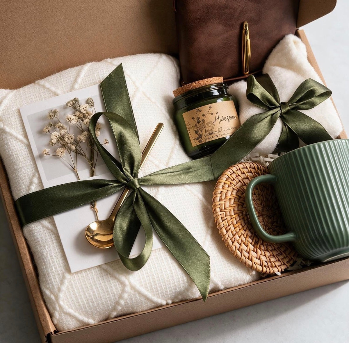 🤎 Olive & Espresso — Self-Care Gift Box