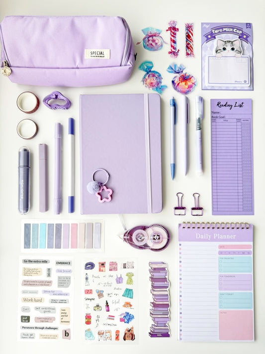 💜 Lavender Mood — A5 Stationery Set
