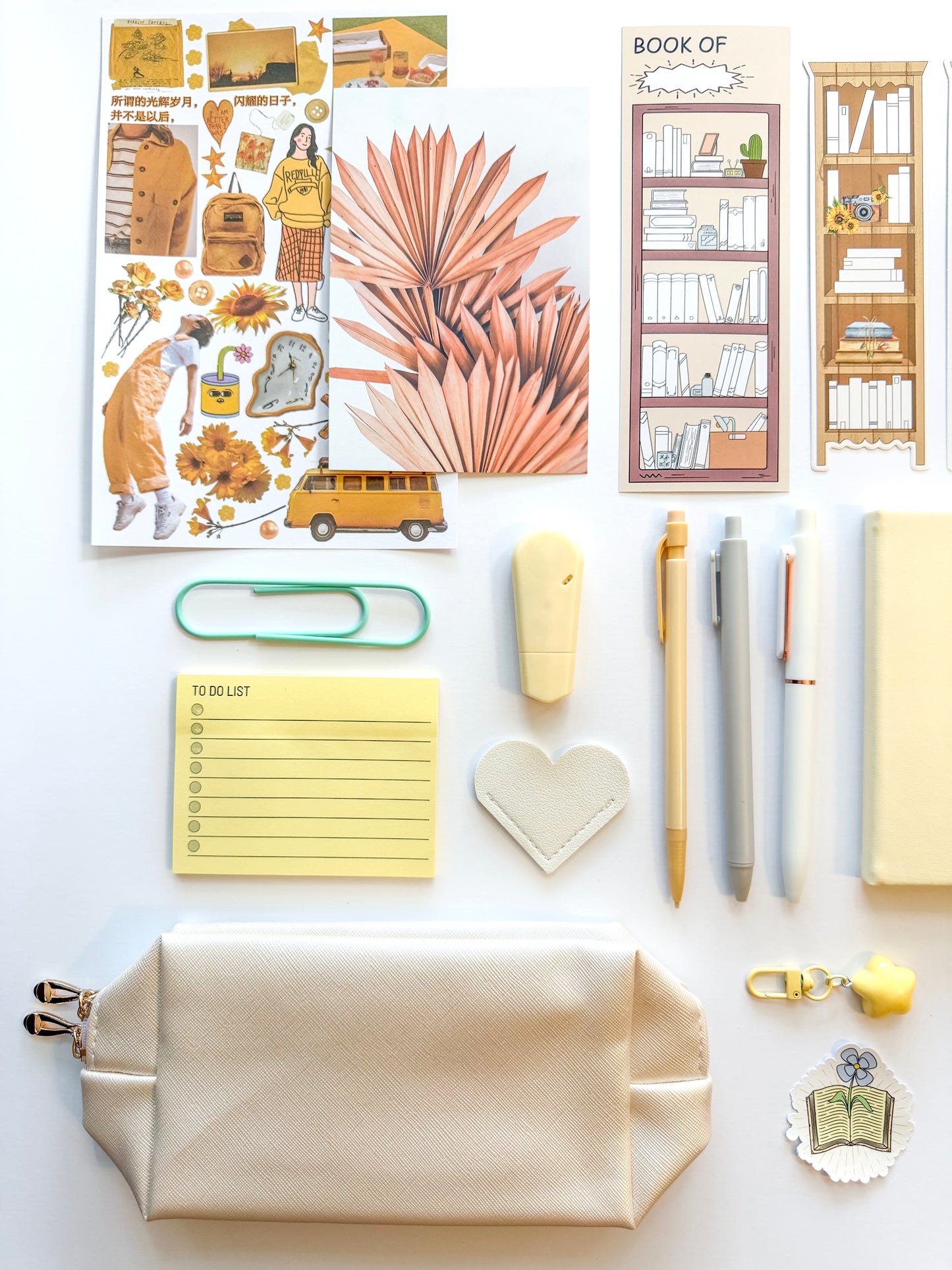 Sunny Aesthetic Bundle – Yellow Stationery Gift Set