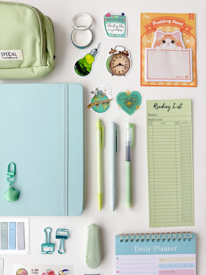 🌿 Fresh Sage — A5 Stationery Set