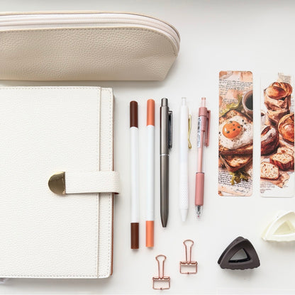 🤍 Vanilla Latte — A5 Stationery Set