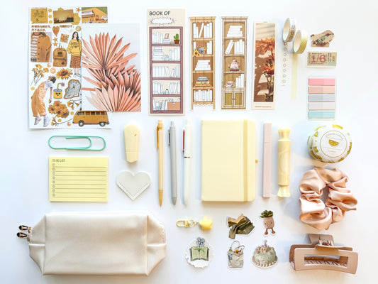Sunny Aesthetic Bundle – Yellow Stationery Gift Set