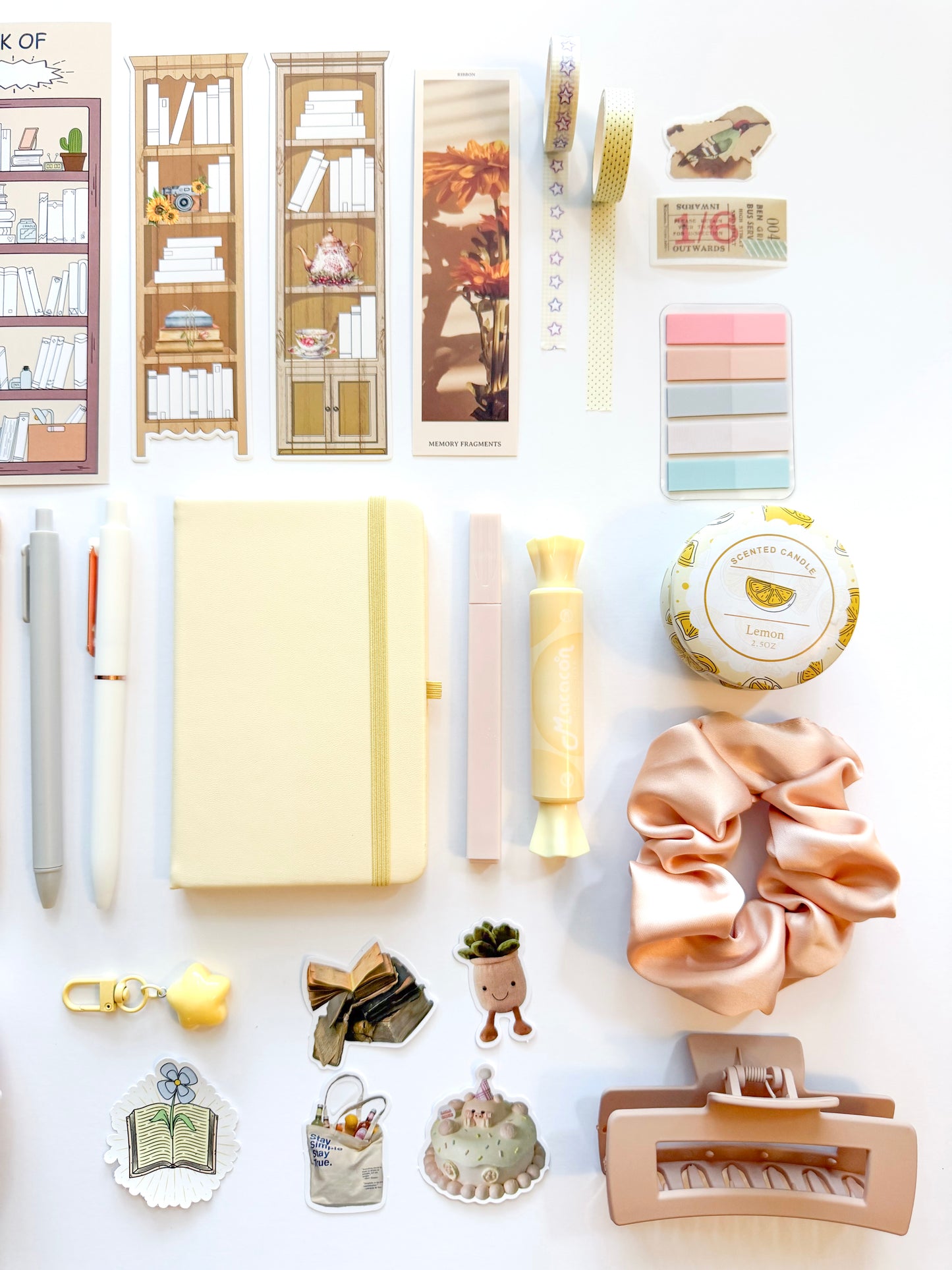 Sunny Aesthetic Bundle – Yellow Stationery Gift Set