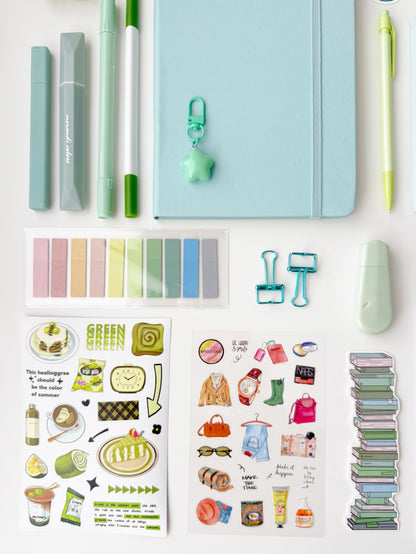 🌿 Fresh Sage — A5 Stationery Set