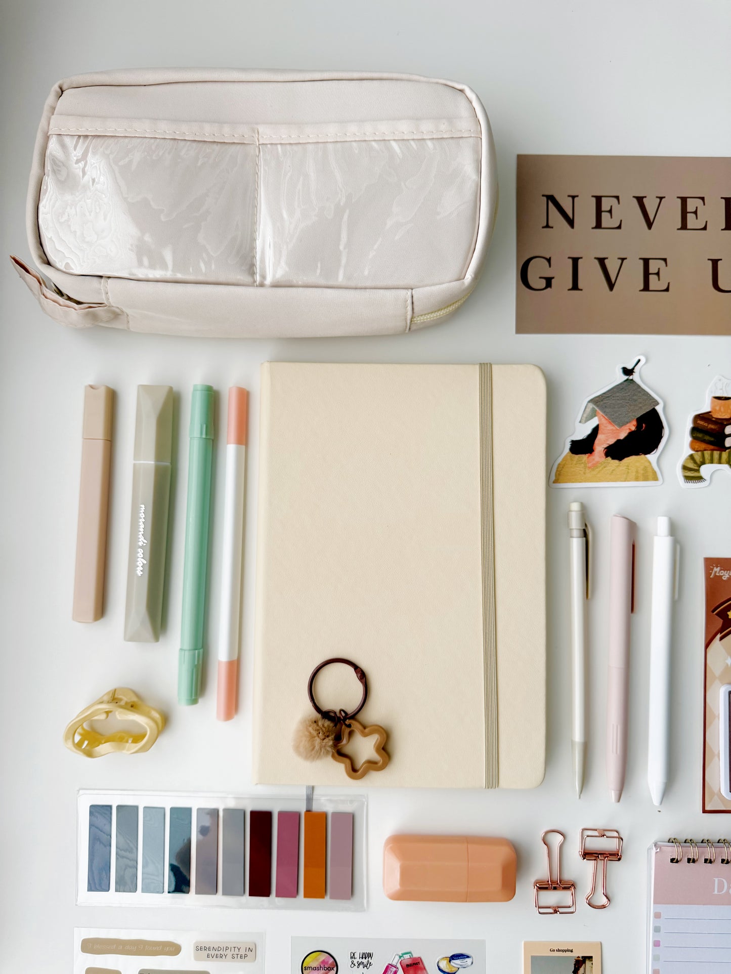 🤍 Soft Neutral A5 Stationery Set