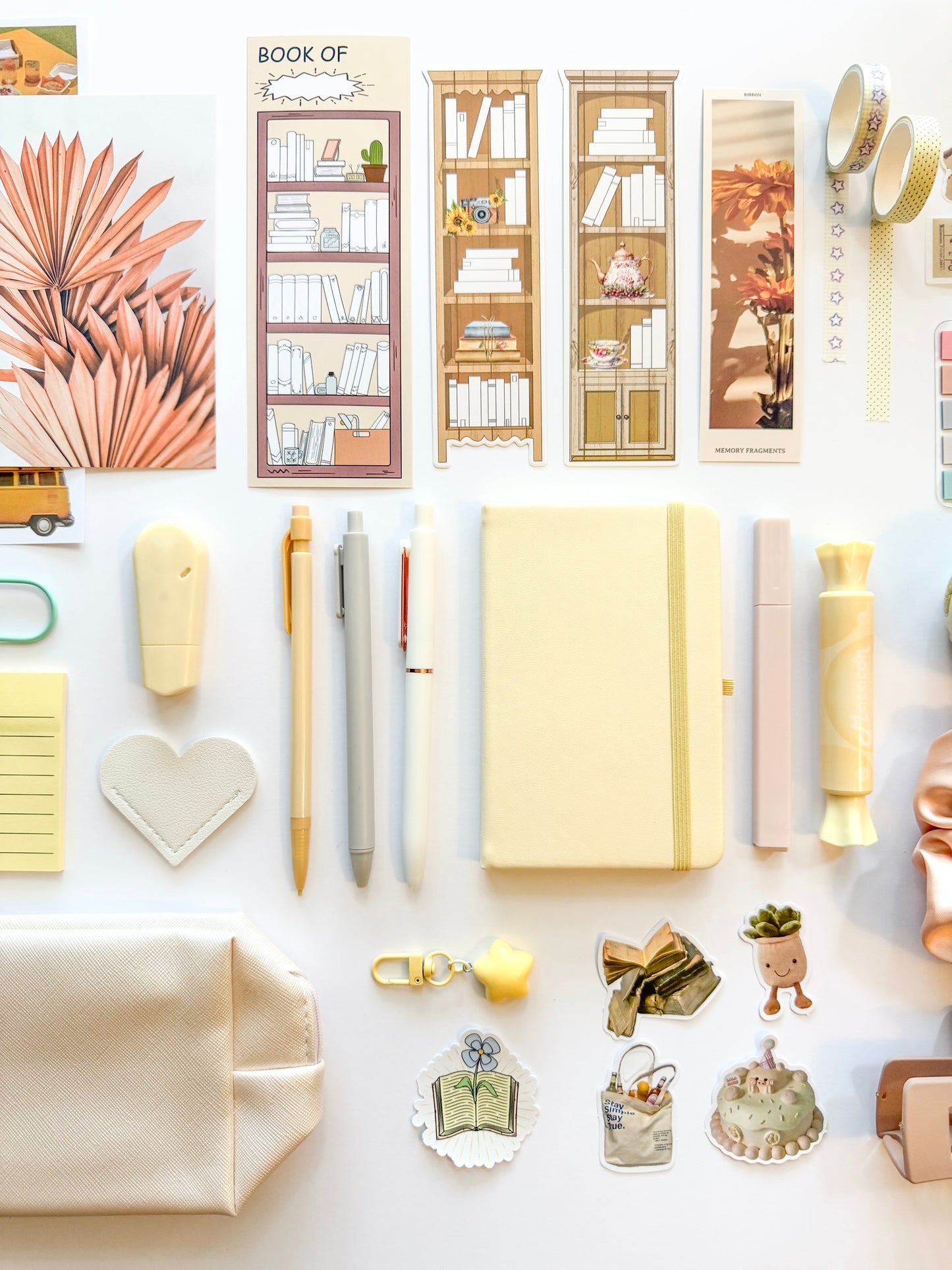 Sunny Aesthetic Bundle – Yellow Stationery Gift Set