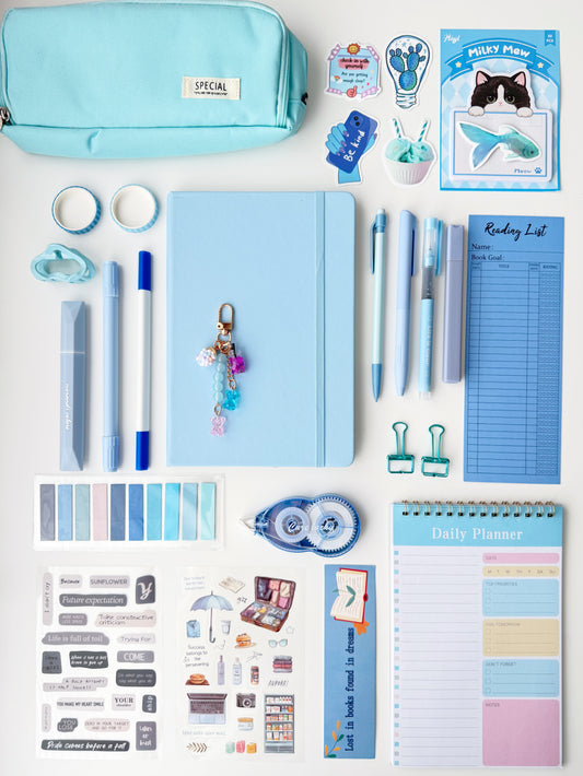 🩵 Blue Sky — A5 Stationery Set