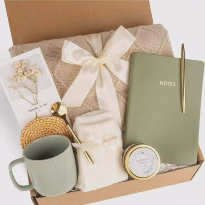 🌿 Sage & Cozy — Self-Care Gift Box
